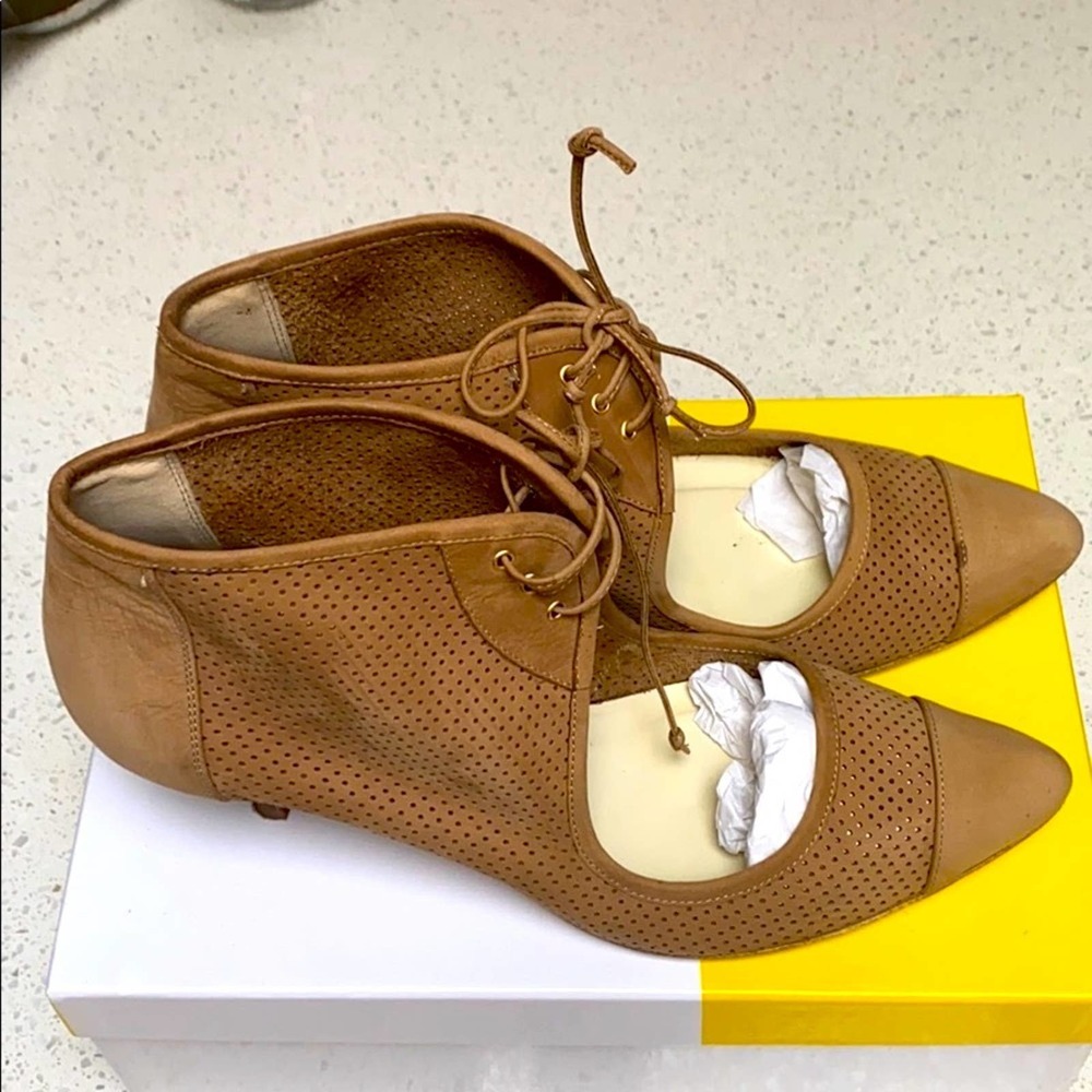 Bettye Muller New Bond Suede Booties, Size 40.5/US 10-10.5